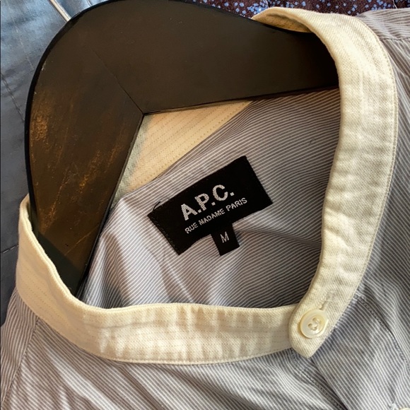 A.P.C. Round Collar Shirt - Picture 3 of 3